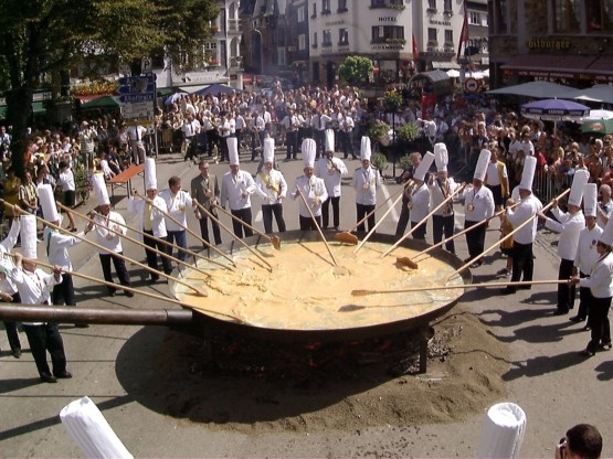 Omelette géante